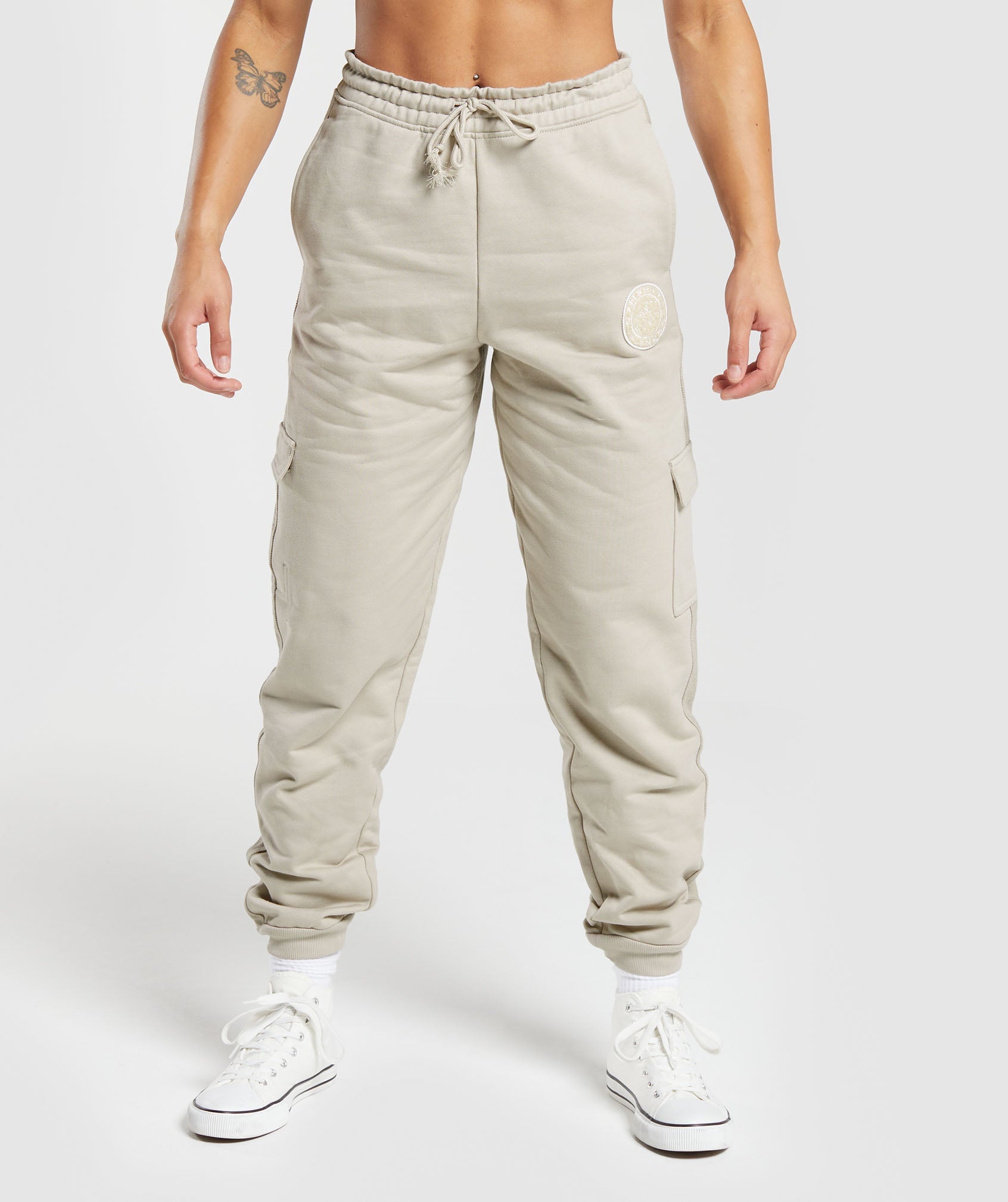 Gymshark Legacy Joggers - Washed Stone Brown