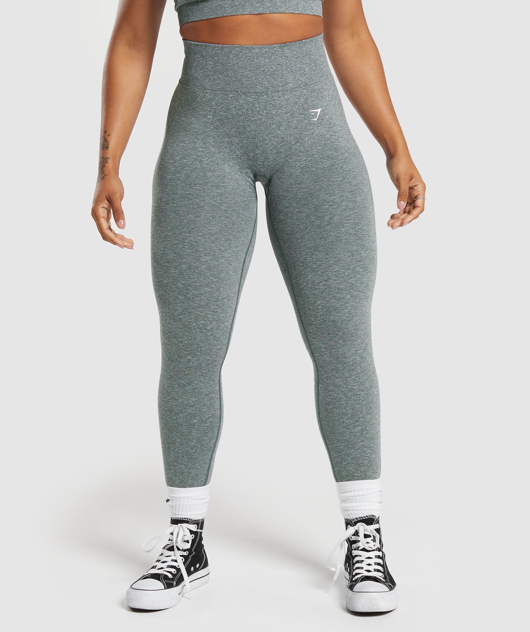 Seamless Marl Rib Legging