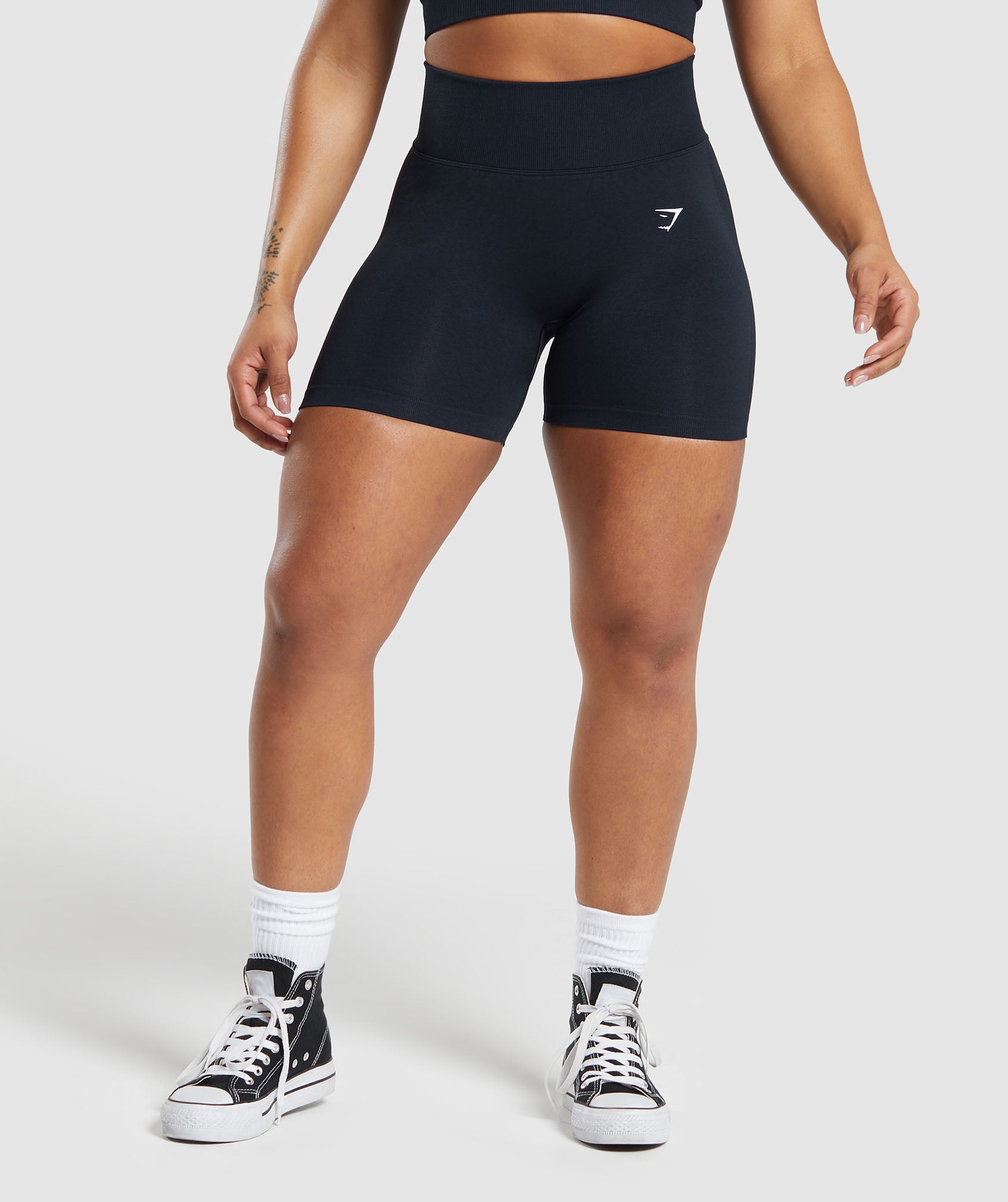 Malibu Seamless Activewear Shorts - Black - Babes & Barbells Fitness