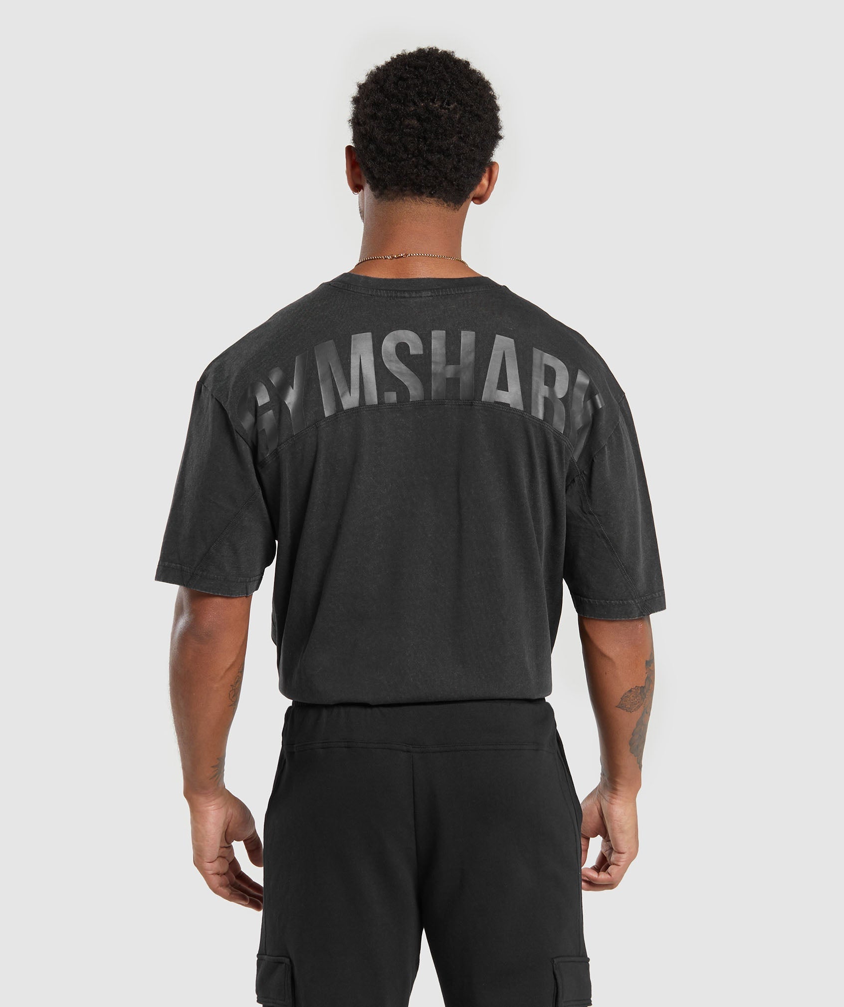 Gymshark Power Washed T-Shirt - Black