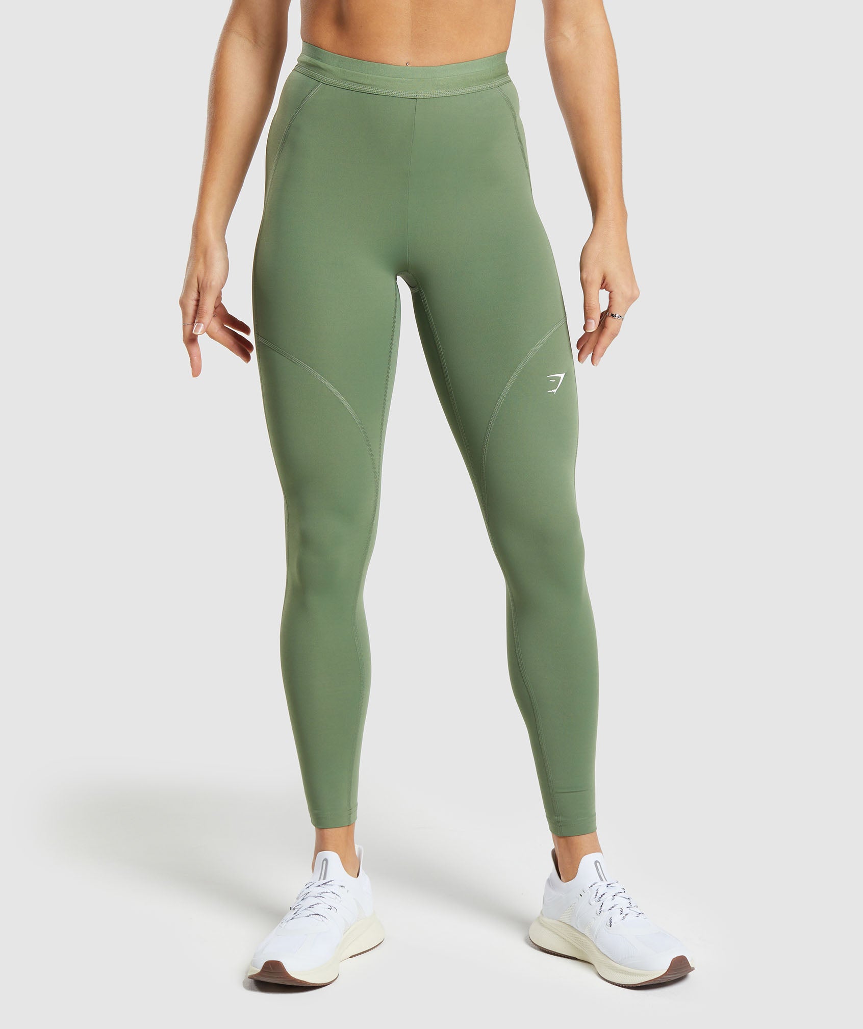 Gymshark Everyday V Waistband Leggings - Core Olive