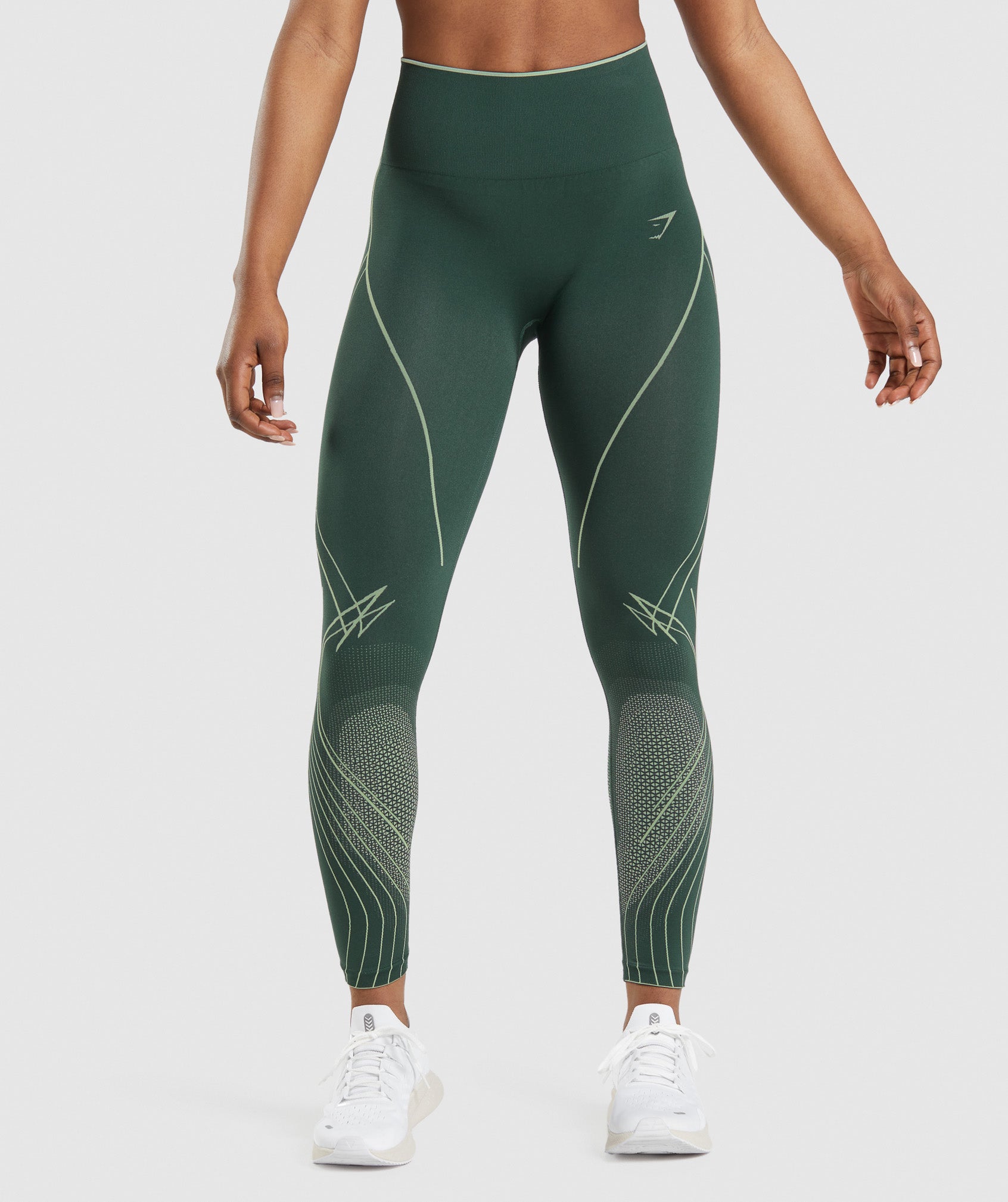 Gymshark Training Leggings - Fog Green