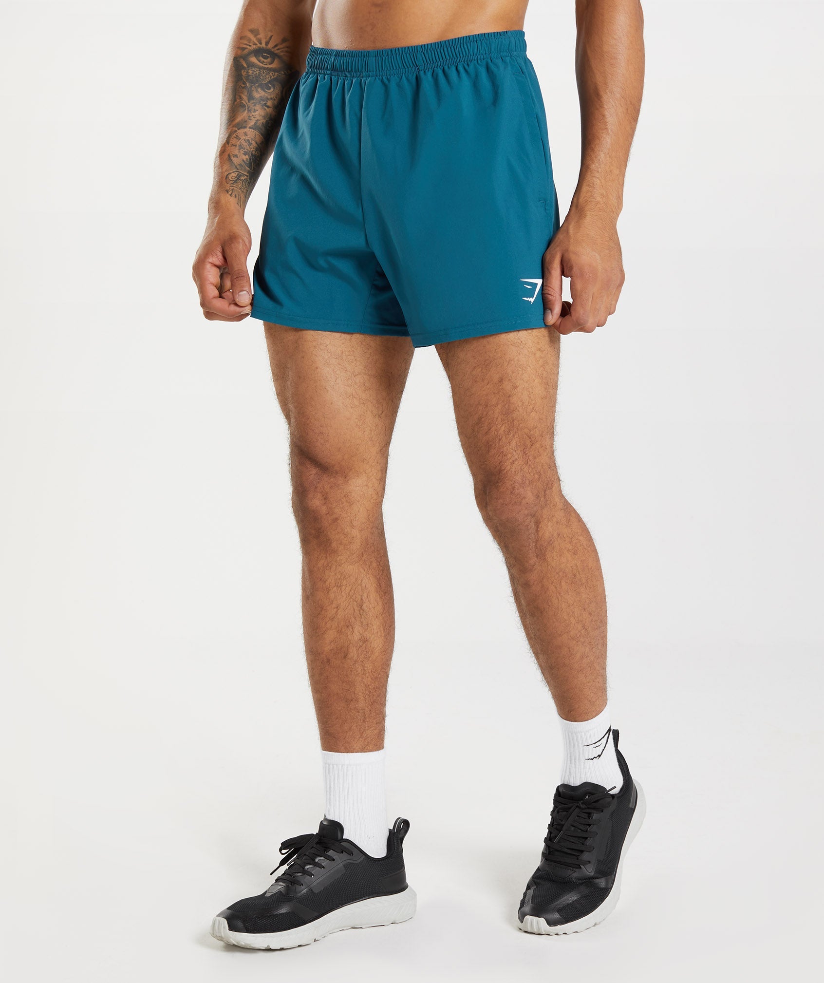 Gymshark Arrival 5 Shorts - Atlantic Blue