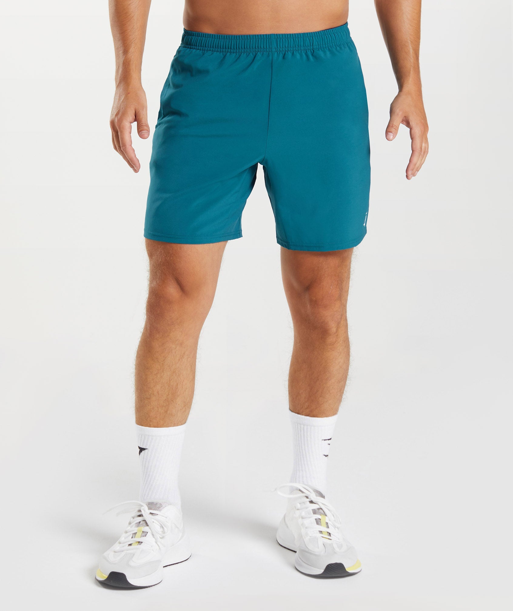 Gymshark Lifting Mesh 7 Shorts - Wave Blue