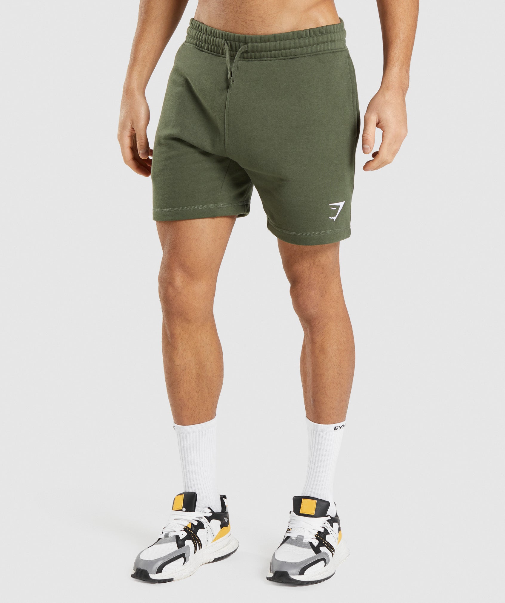 Gymshark Crest Shorts - Core Olive