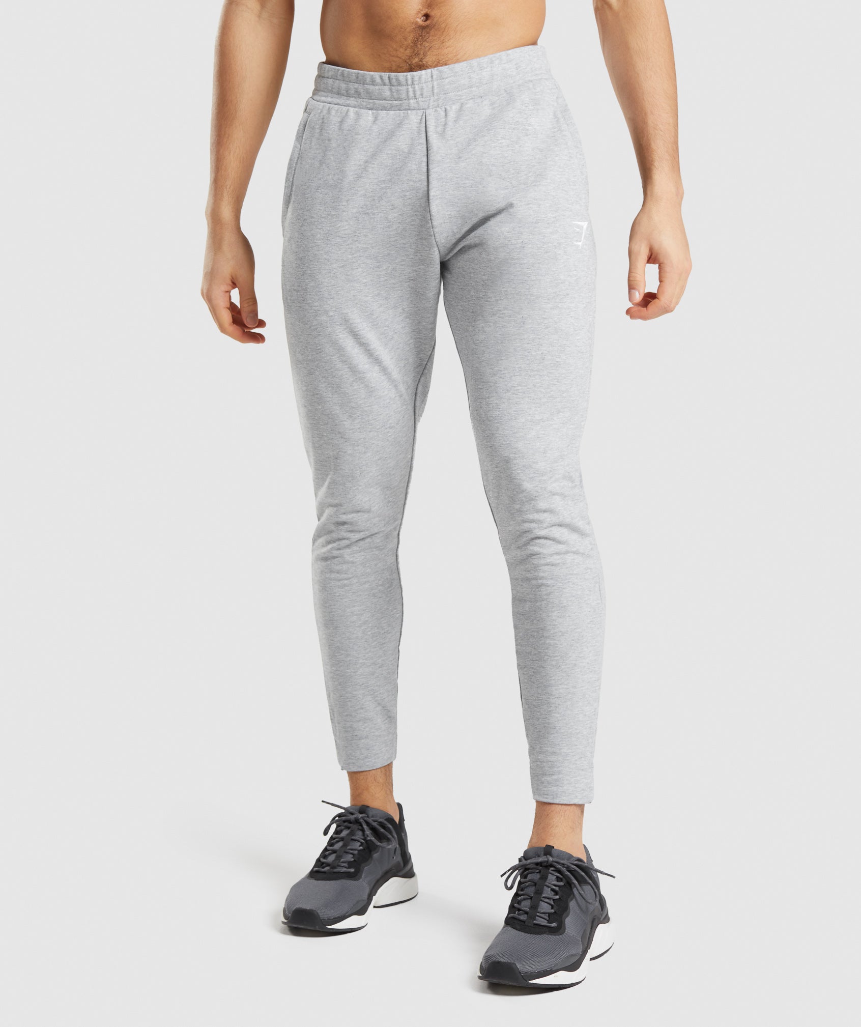 Gymshark Training Fleece Joggers - Light Grey Core Marl