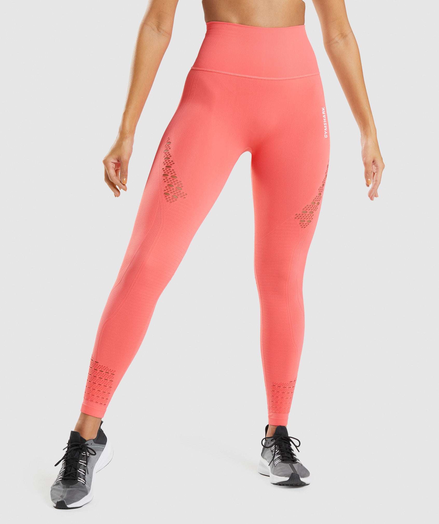 Gymshark Leggings Fleur Texture Light Pink Marl Athletic Gym Women XS  X-Small