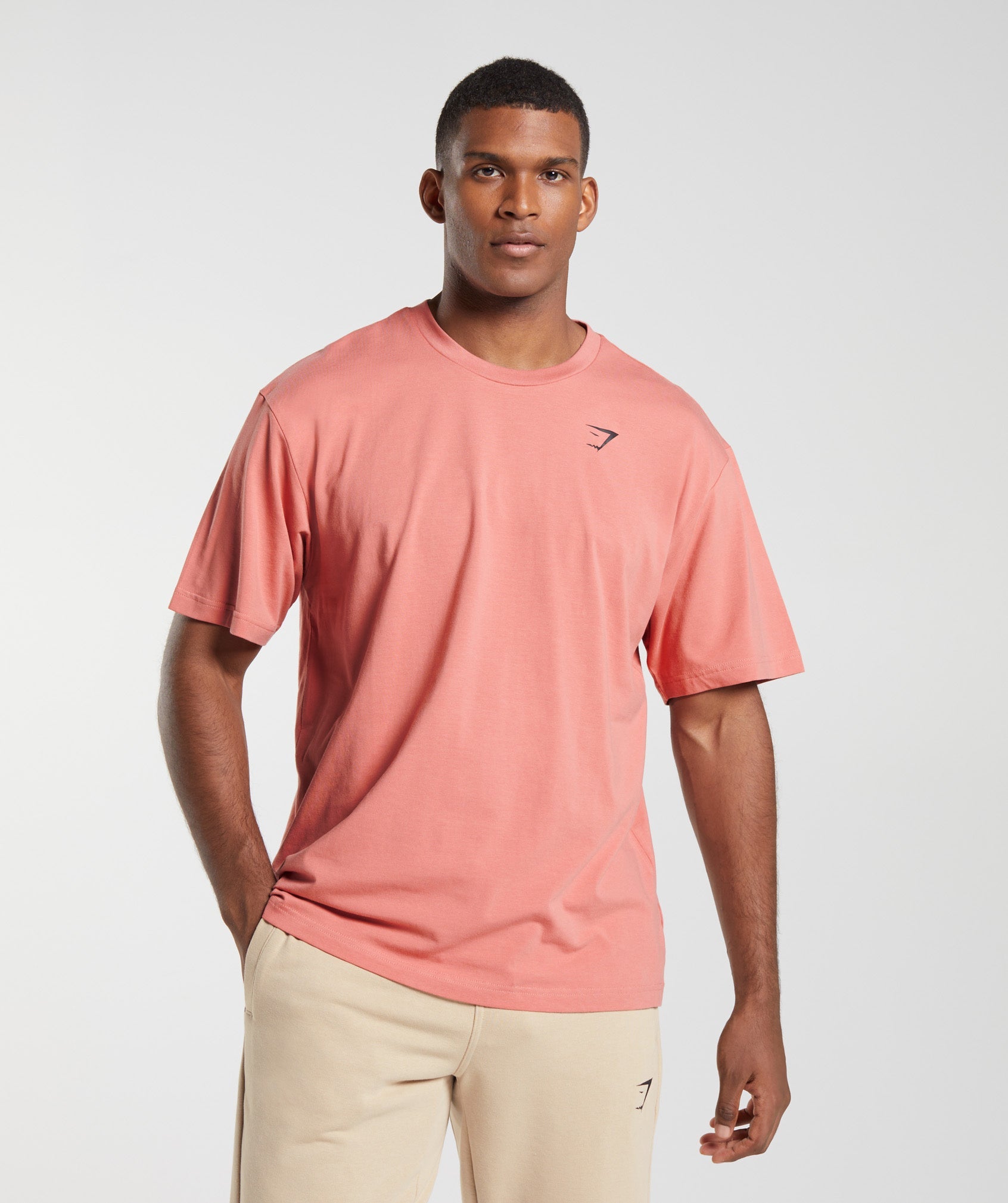 Gymshark Essential Oversized T-Shirt - Terracotta Pink