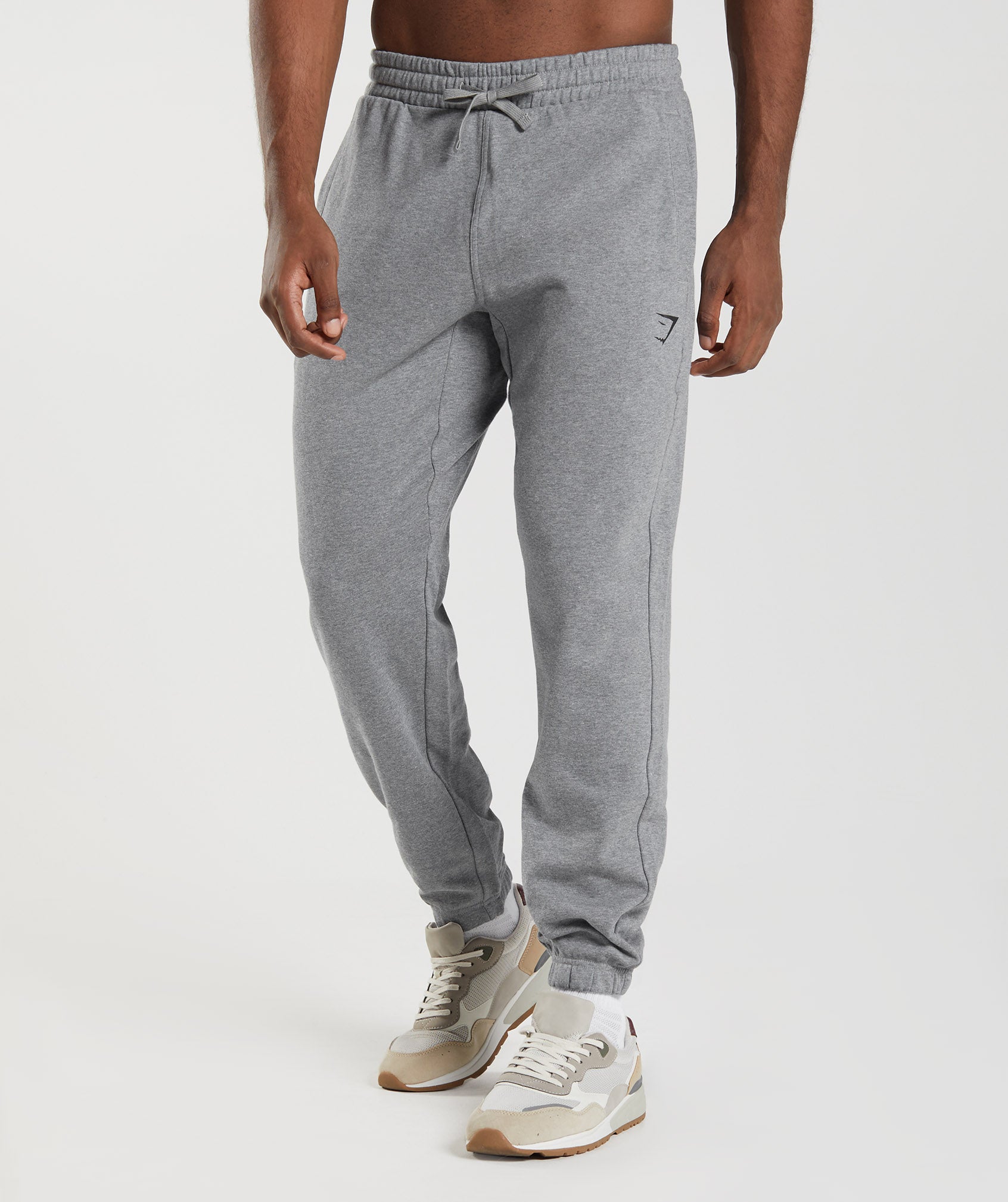 Gymshark Essential Oversized Joggers - Charcoal Grey Marl