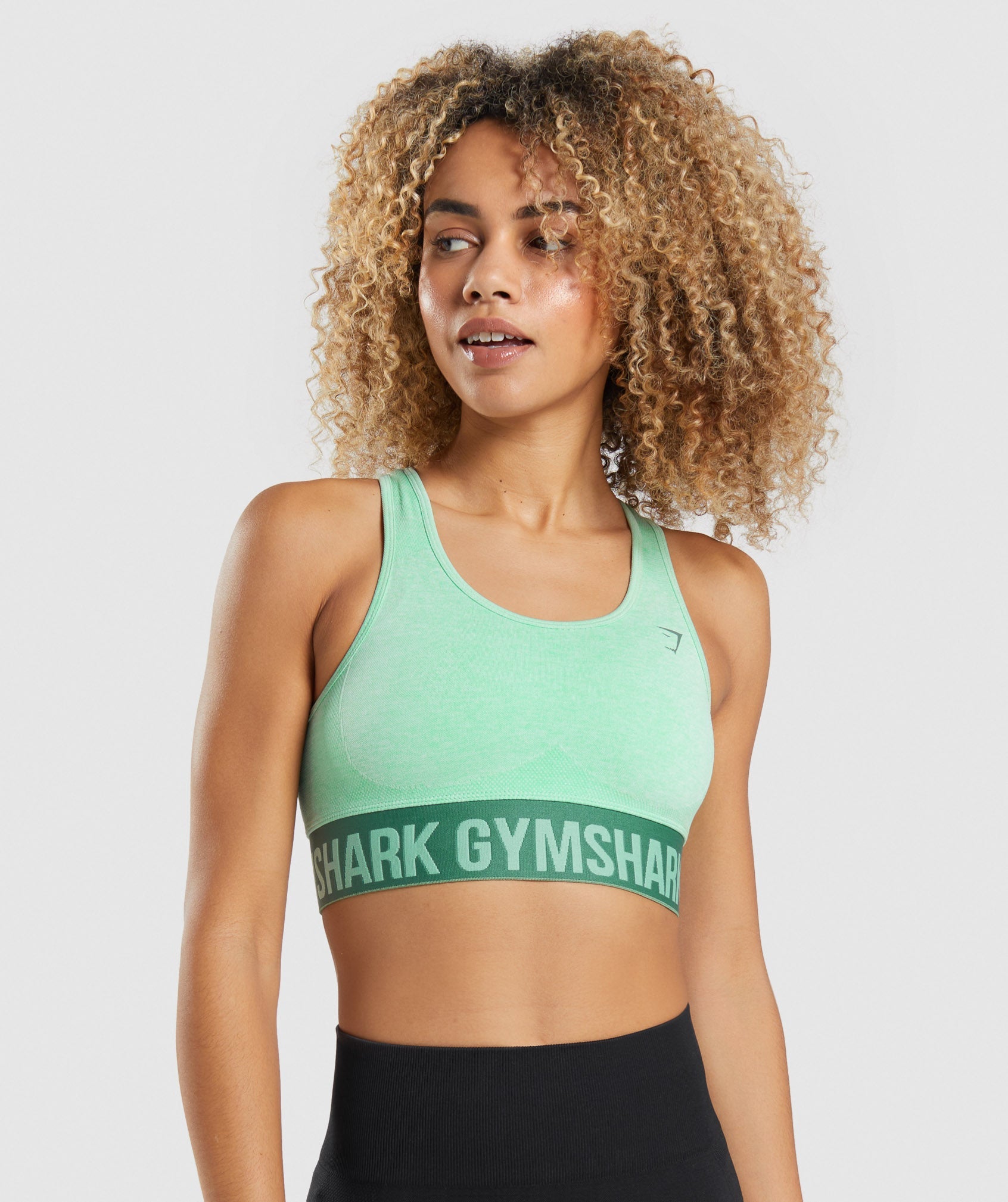 Gymshark Flex Sports Bra Dark Green Marl Size XS - $13 (62% Off