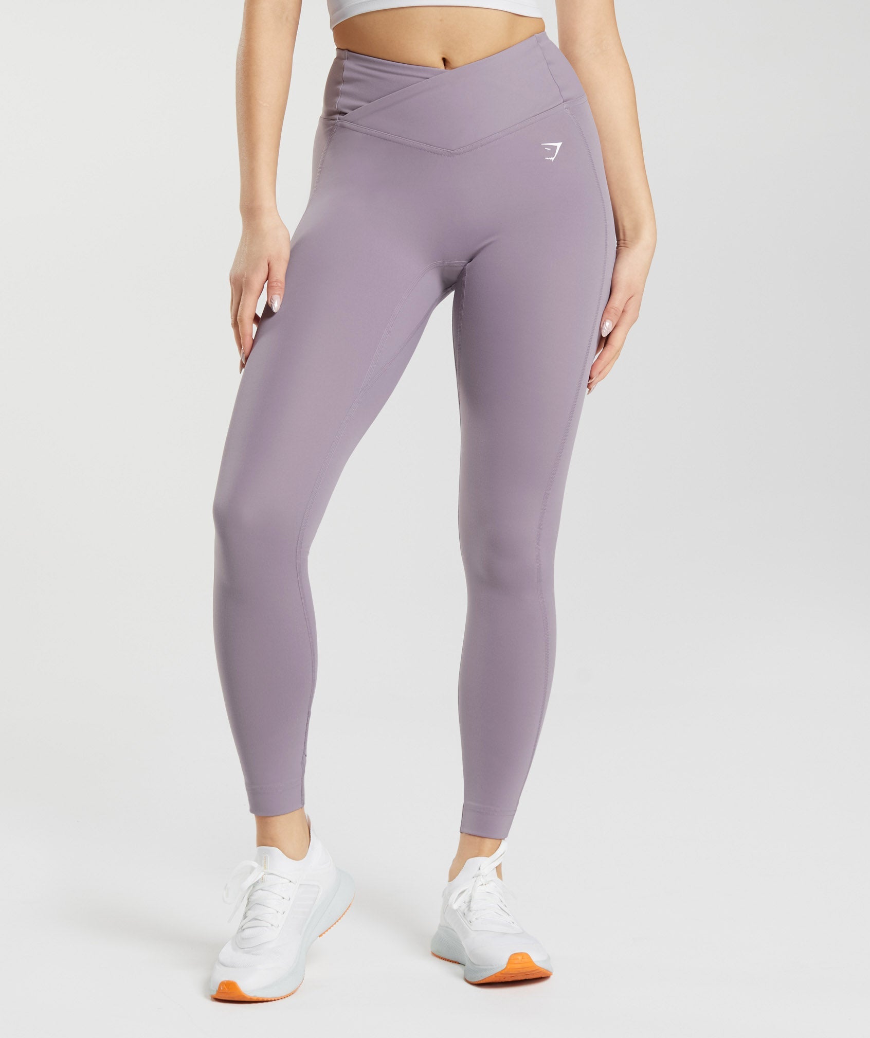 Gymshark, Pants & Jumpsuits, Gymshark Fit Seamless Leggings In Slate  Lavenderlilac Grey Size S