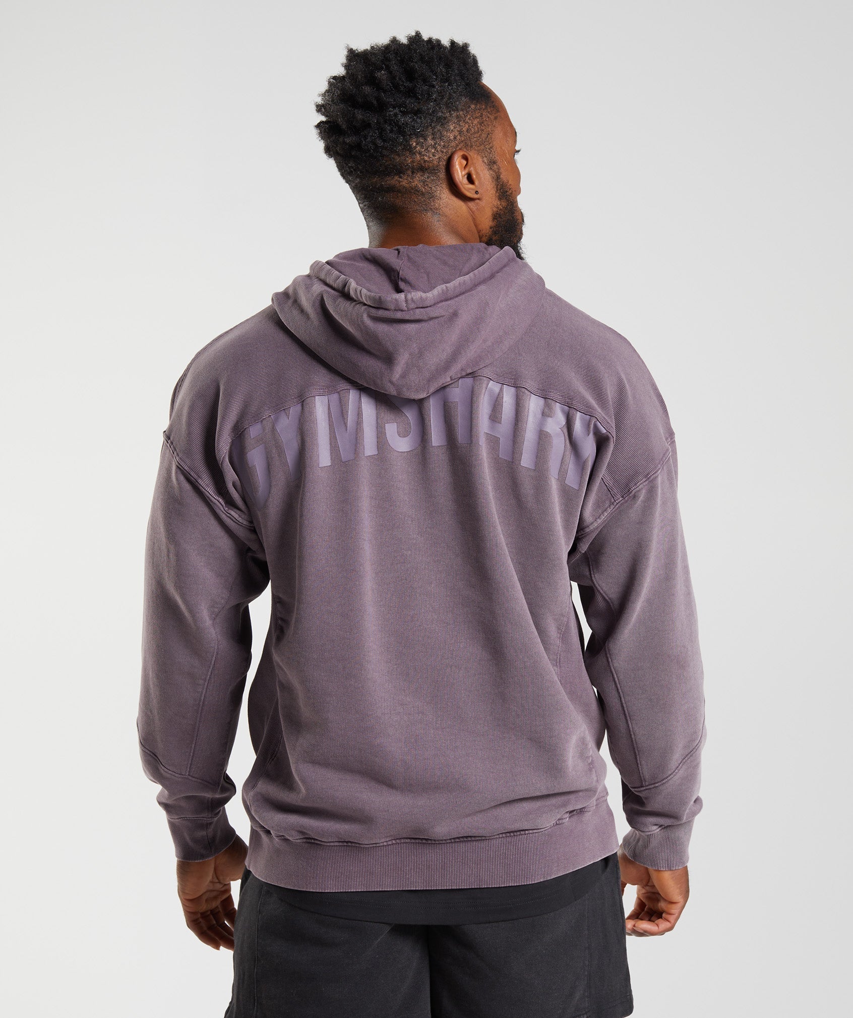 Light Purple Gymshark Cropped Hoodie