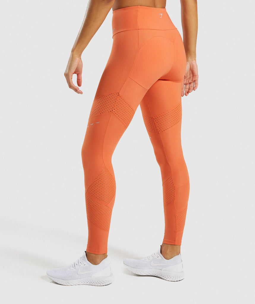 burnt orange workout leggings