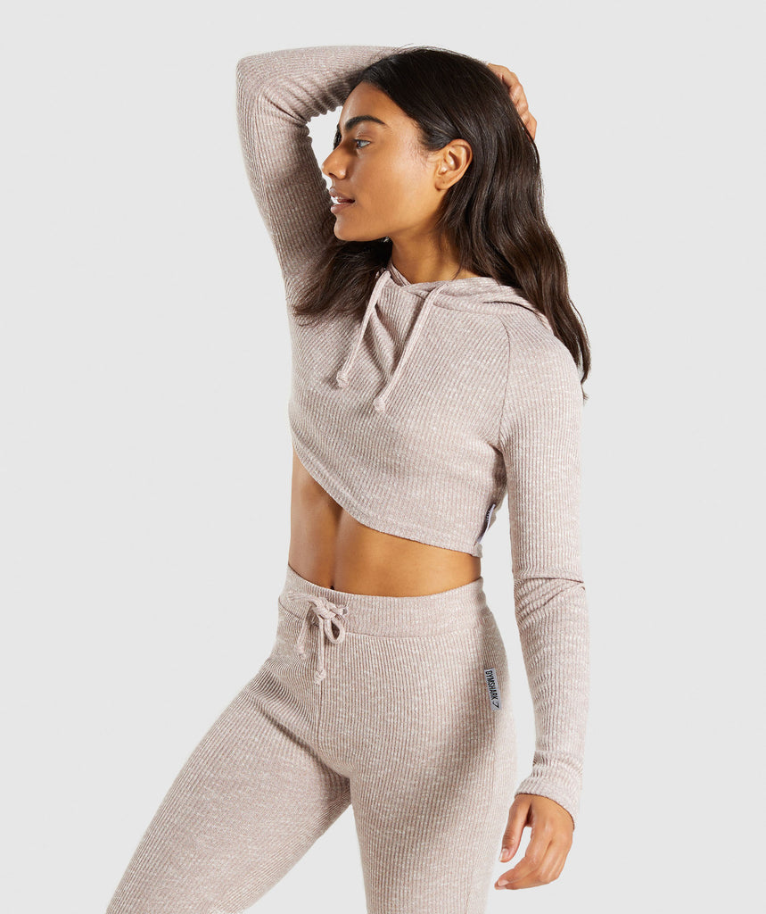 slounge cropped hoodie gymshark