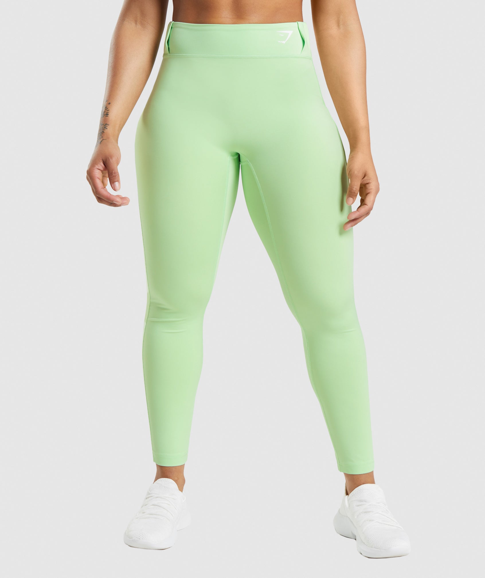 Gymshark Waist Support Leggings - Strength Green