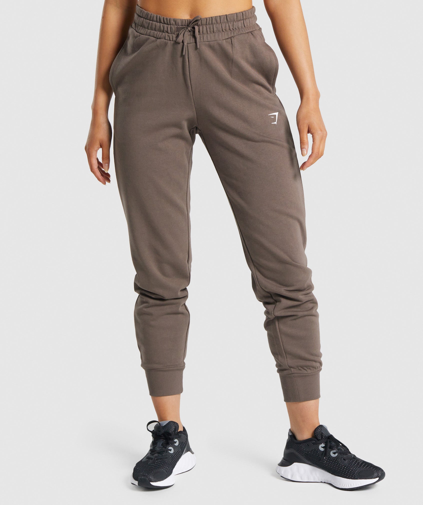 Gymshark Training Fleece Joggers - Taupe Brown