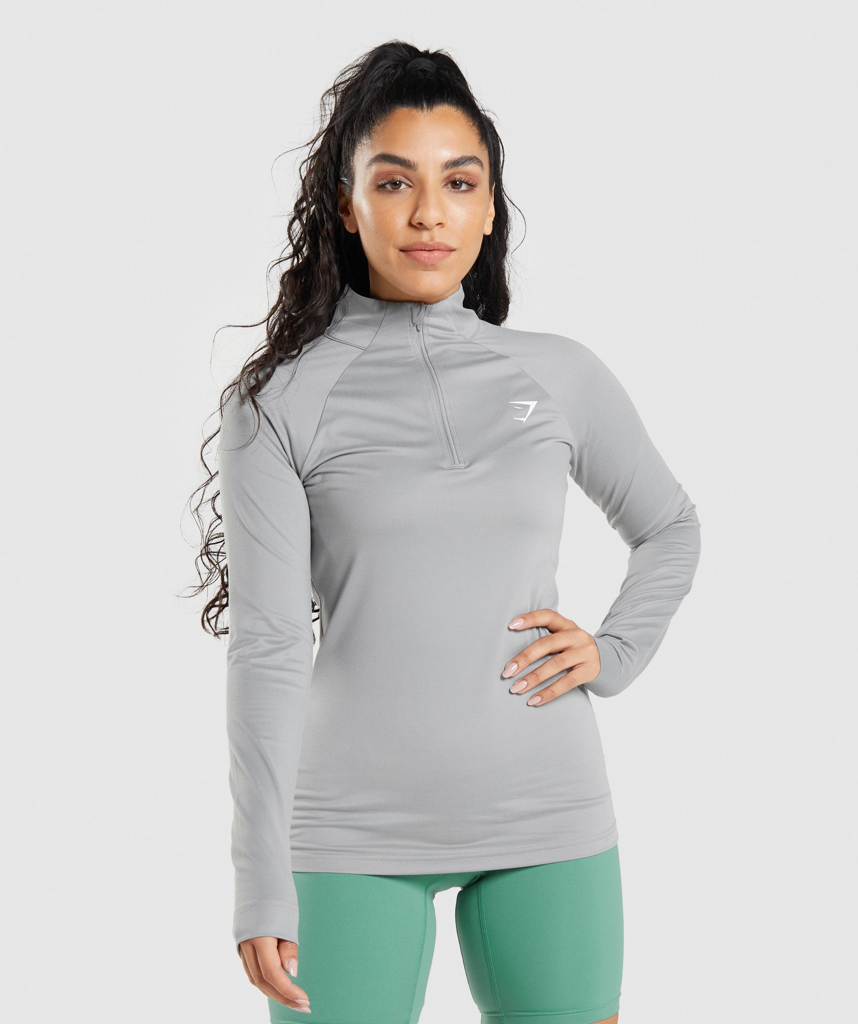 Gymshark Zip Up Womens Training Jacket - Grey – Start Fitness
