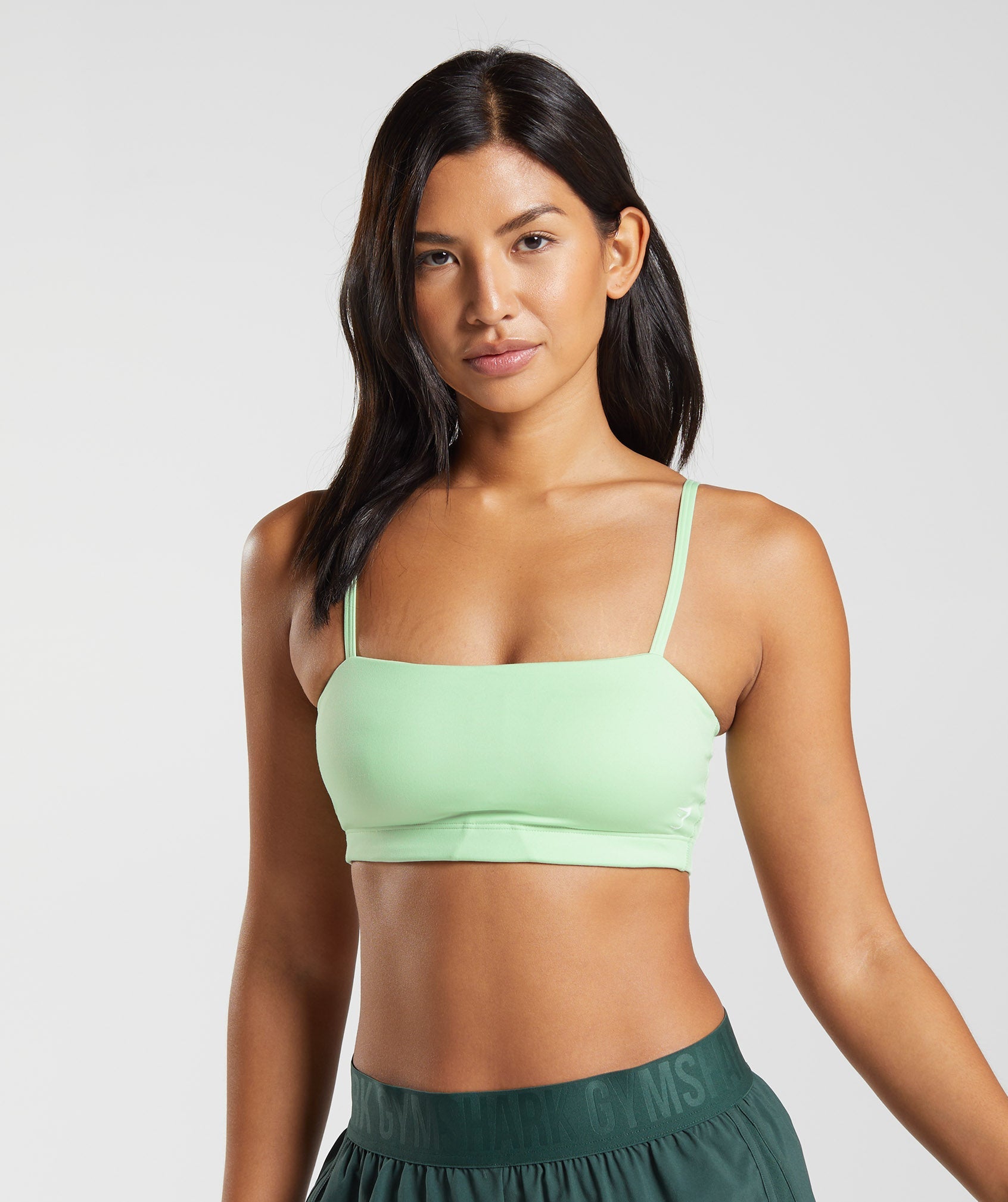 Women's Sports Bra - Breathable Nylon Gymshark Bandeau Top For Fitness &  Yoga