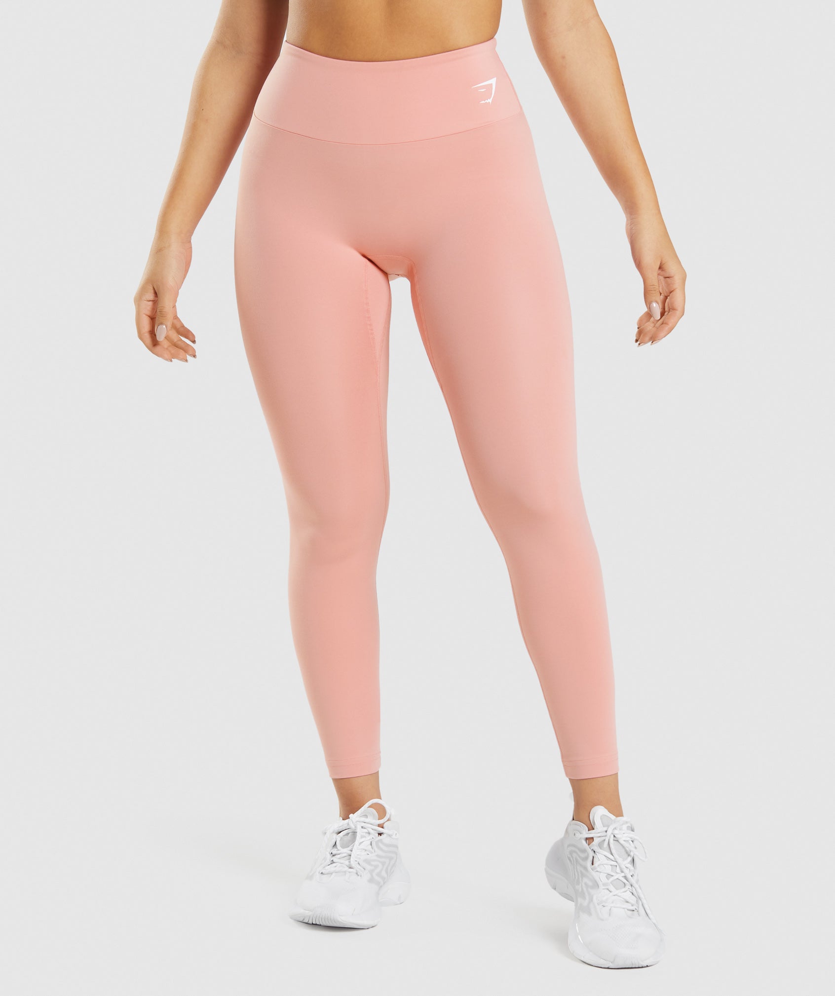 Gymshark, Pants & Jumpsuits, Gymshark Training Cropped Leggings Womens  Size Large Rose Taupe