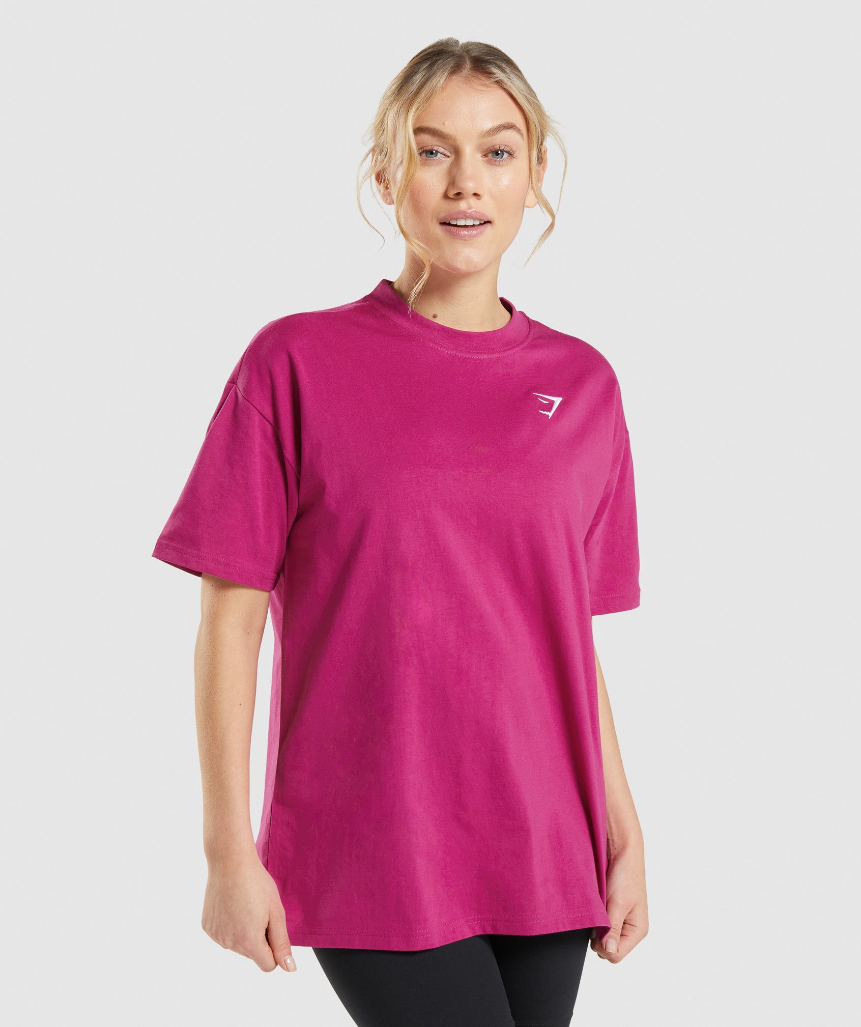 Gymshark Training Oversized T-Shirt - Dragon Pink