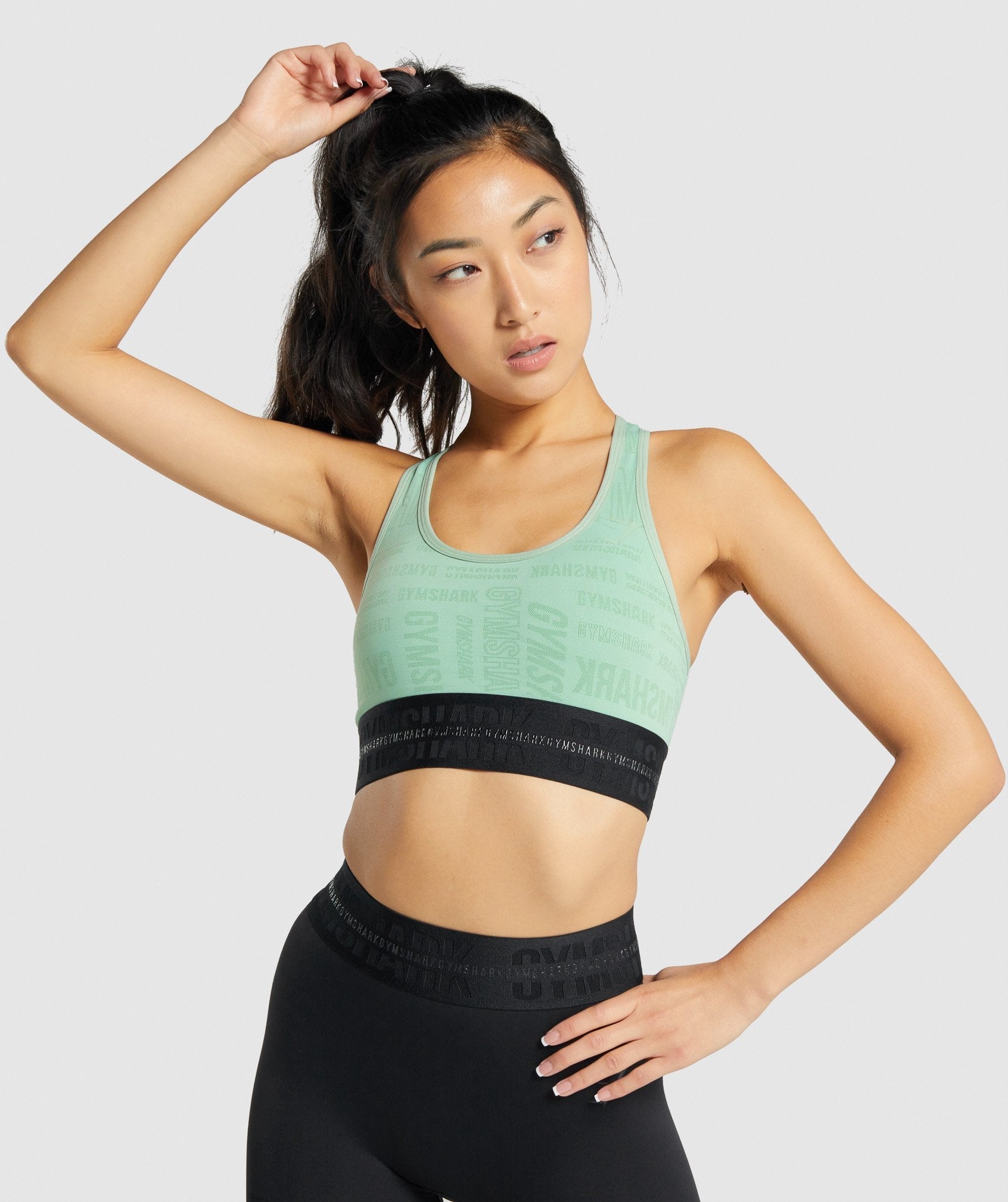 Gymshark Minimal Sports bra Green - $25 (16% Off Retail) - From Trinh