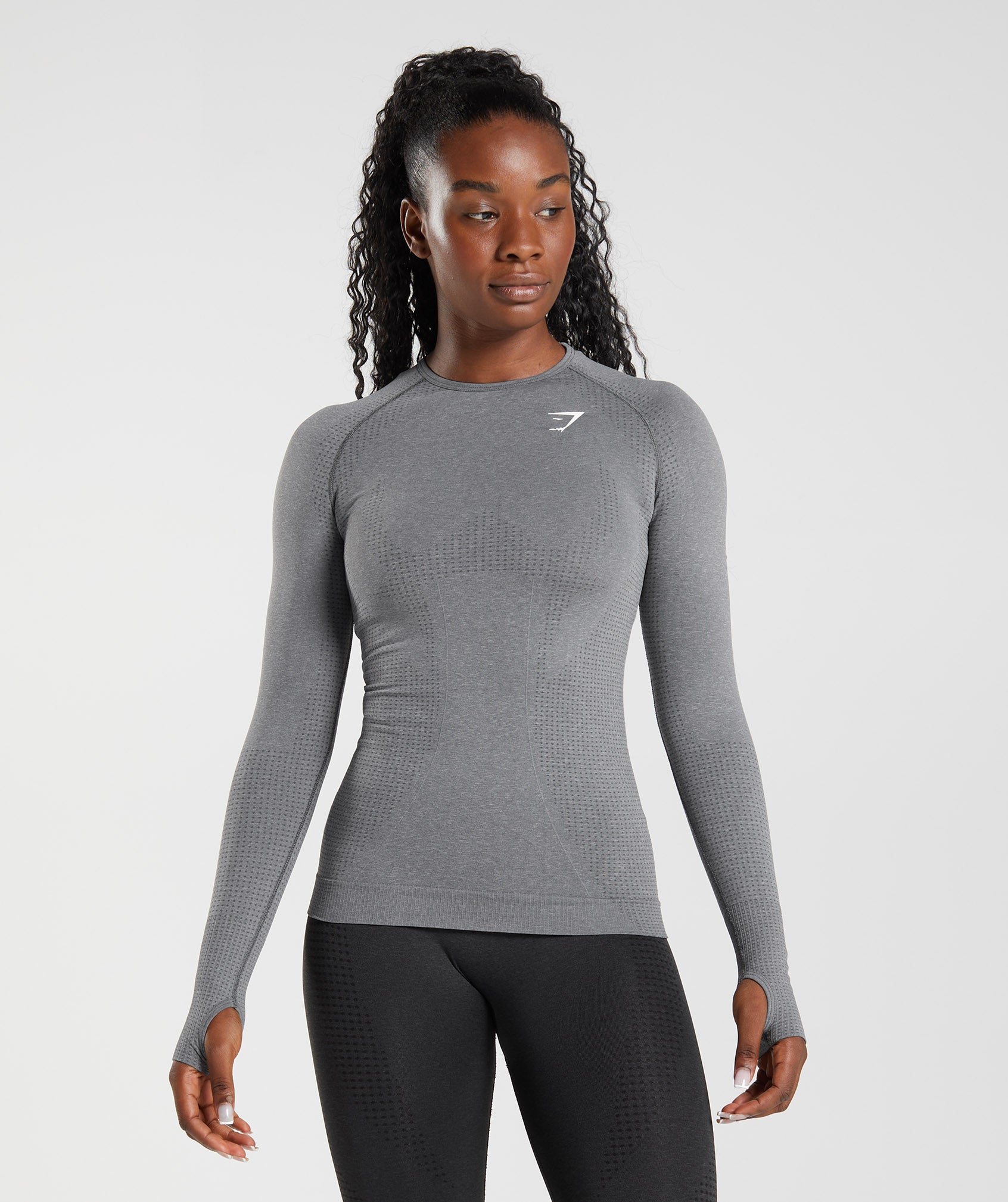 STING Allure Seamless Long Sleeve-Pink Marle – STING Australiaᵀᴹ