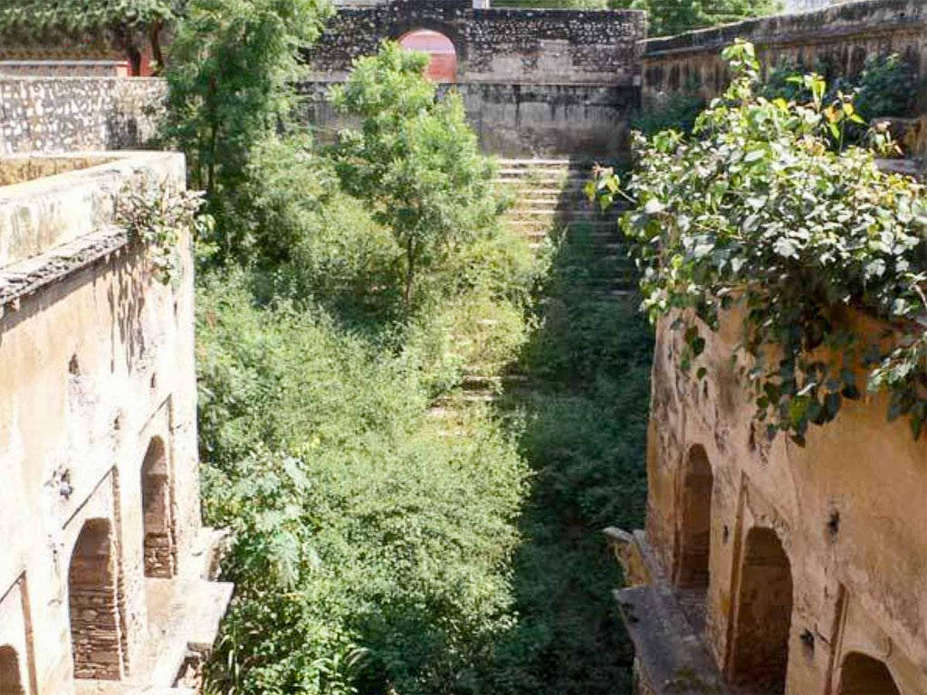 Bani das ki Bawari stepwell before restoration