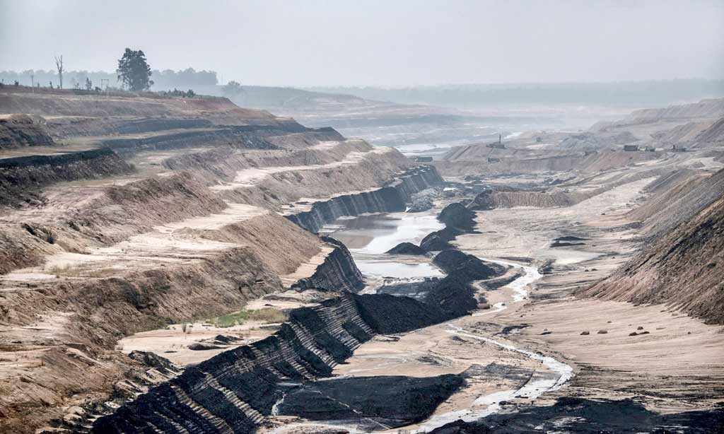Open cast coal mining & the desrtuction of forests in central India
