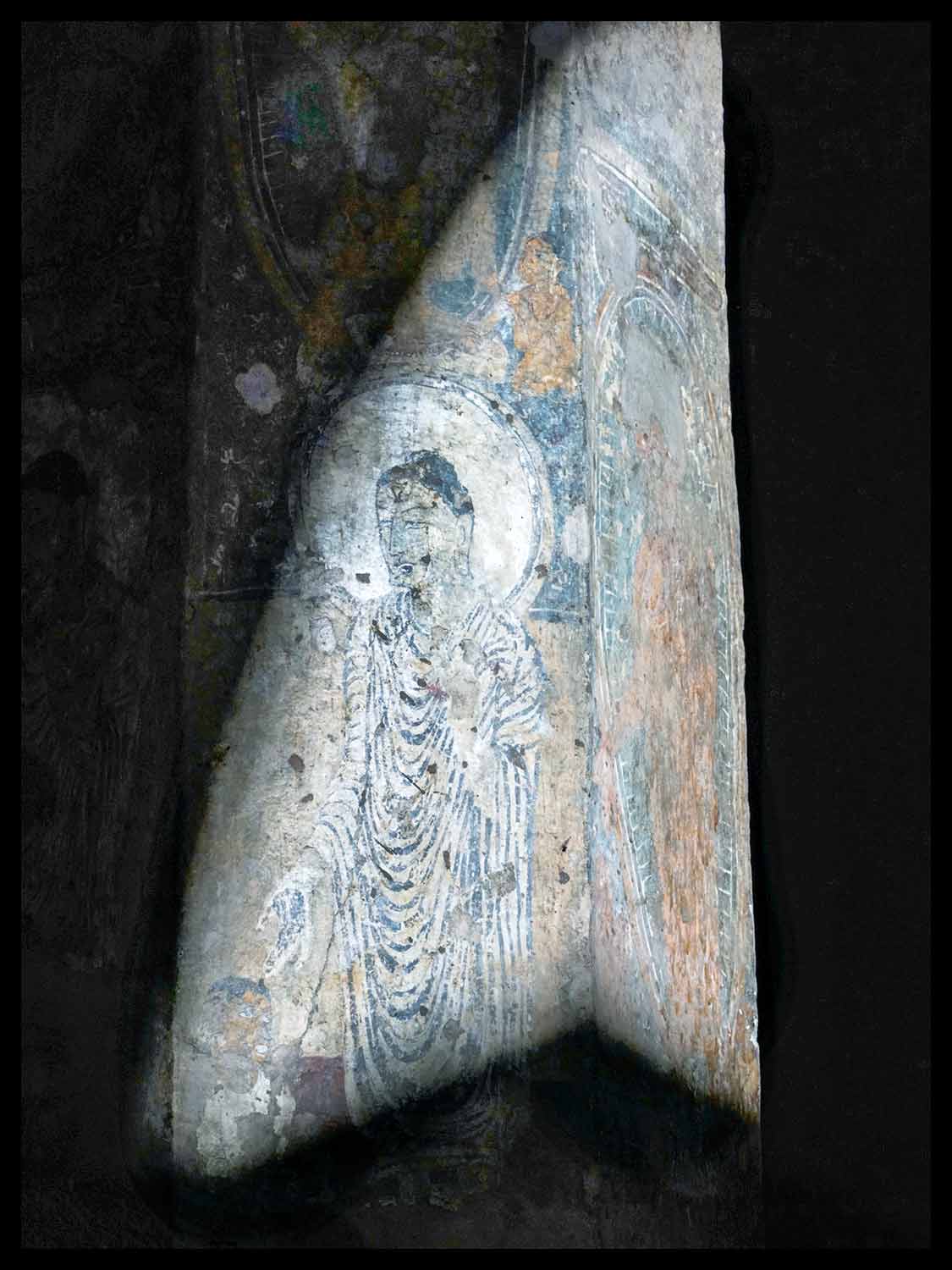 Sunlight on the Buddha, cave 10, Ajanta