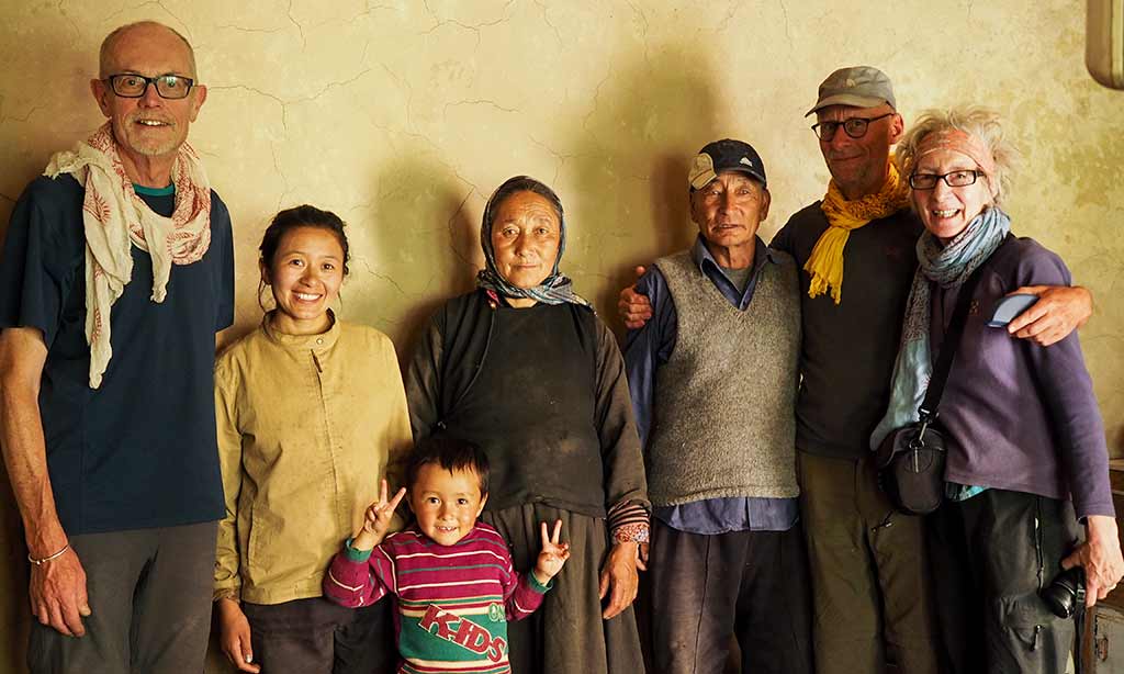 Tsering Dolkar family, Hanupatta, Ladakh