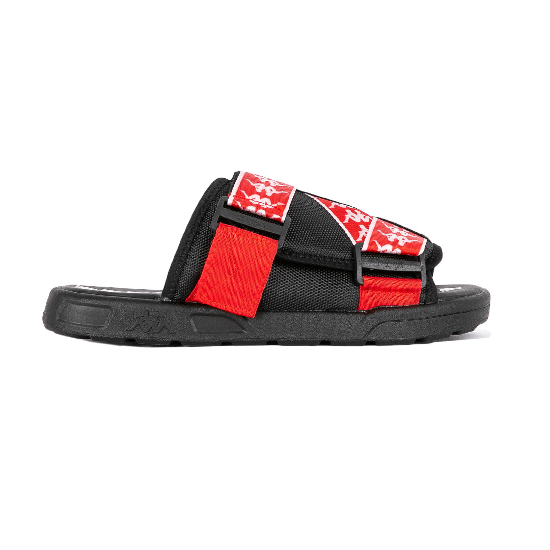 222 Banda Mitel 1 Sandals - Black Red White – USA