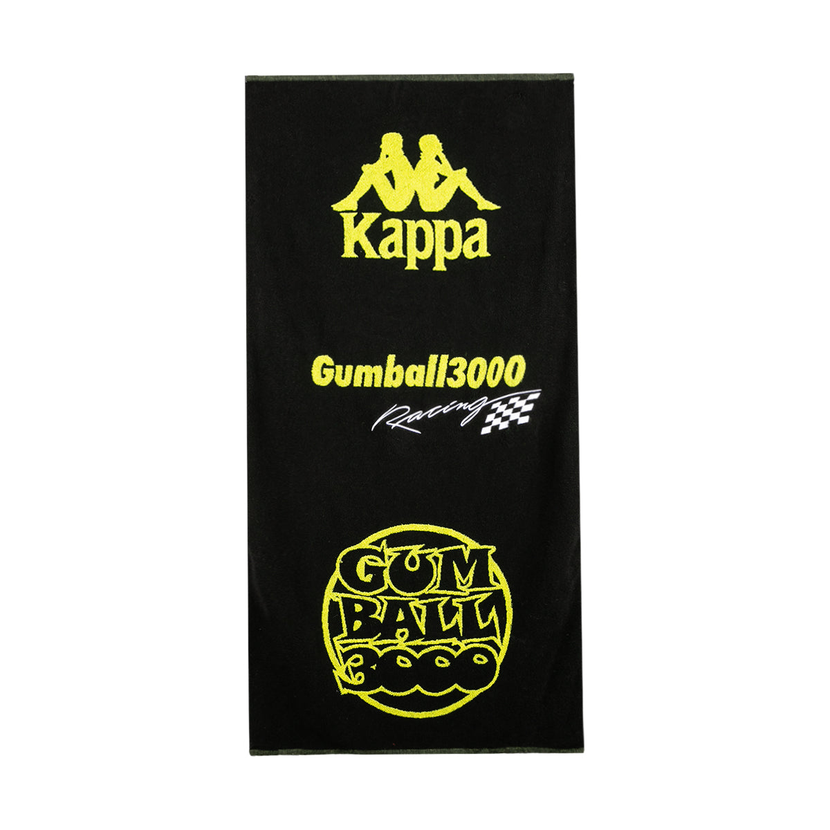 overtuigen Humaan triatlon Authentic Sam Gumball 3000 Towel - Black White Lime – Kappa USA
