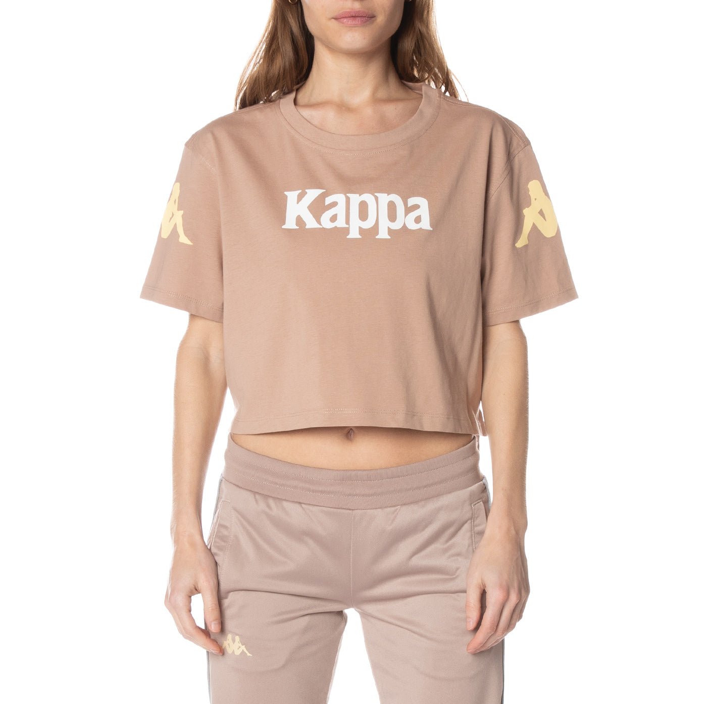 India Decoratie tussen Authentic Amilk T-Shirt - Beige – Kappa USA