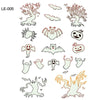 Balleenbrillant tatouages lumineux brillent dans le noir enfants tatouages temporaires enfants noël Fluorescent imperméable mignon autocollants - shop le vite