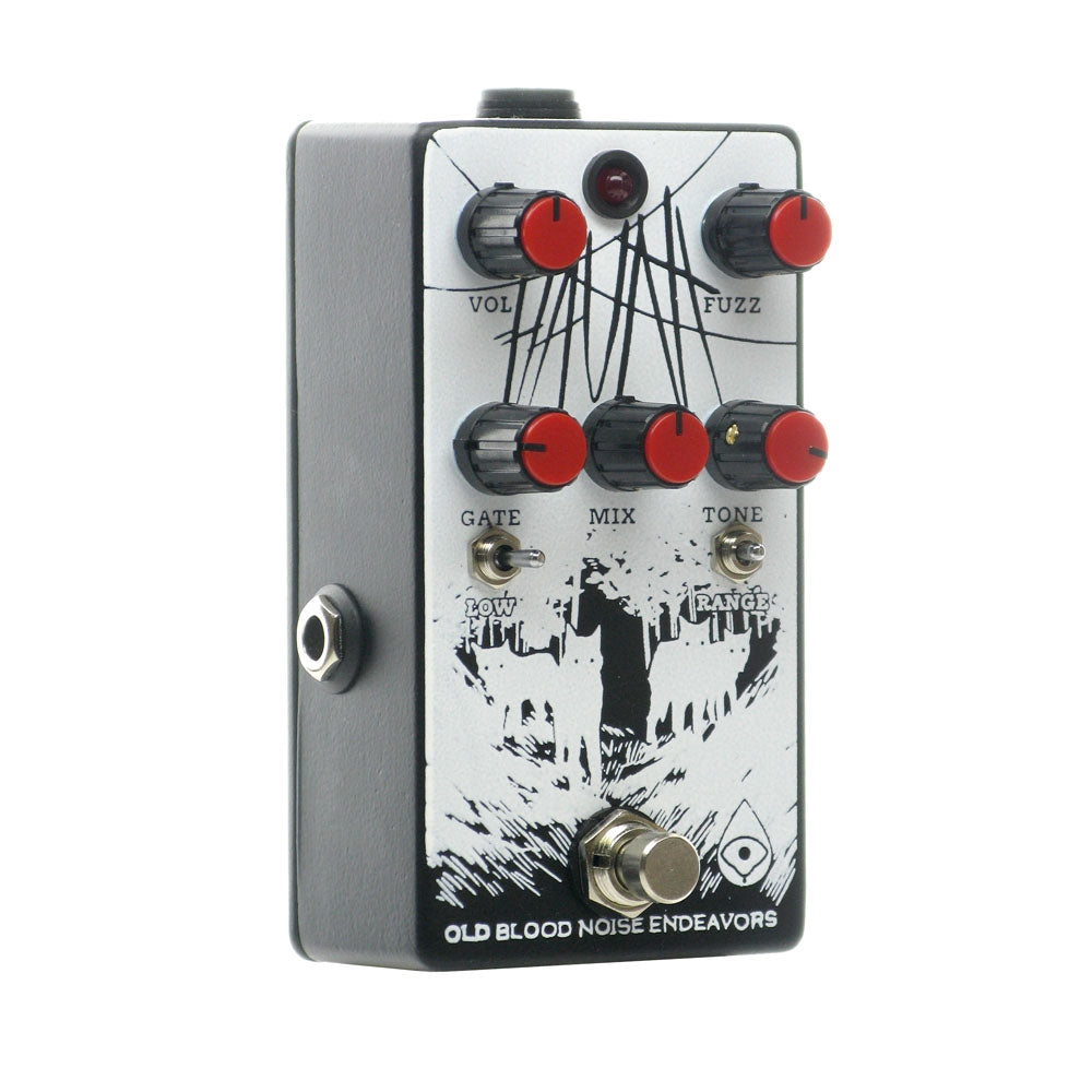 Old Blood Noise Endeavors Haunt Fuzz w/Clickless Switching, Black/White  (Gear Hero Exclusive)