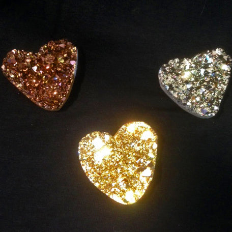 Druze Crystal Hearts
