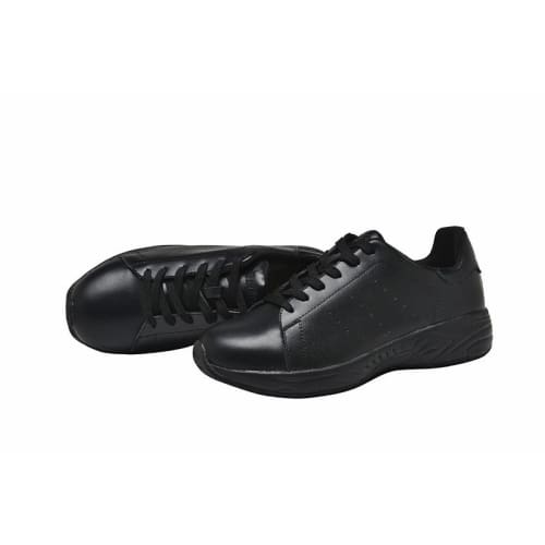black oil and slip resistant shoes