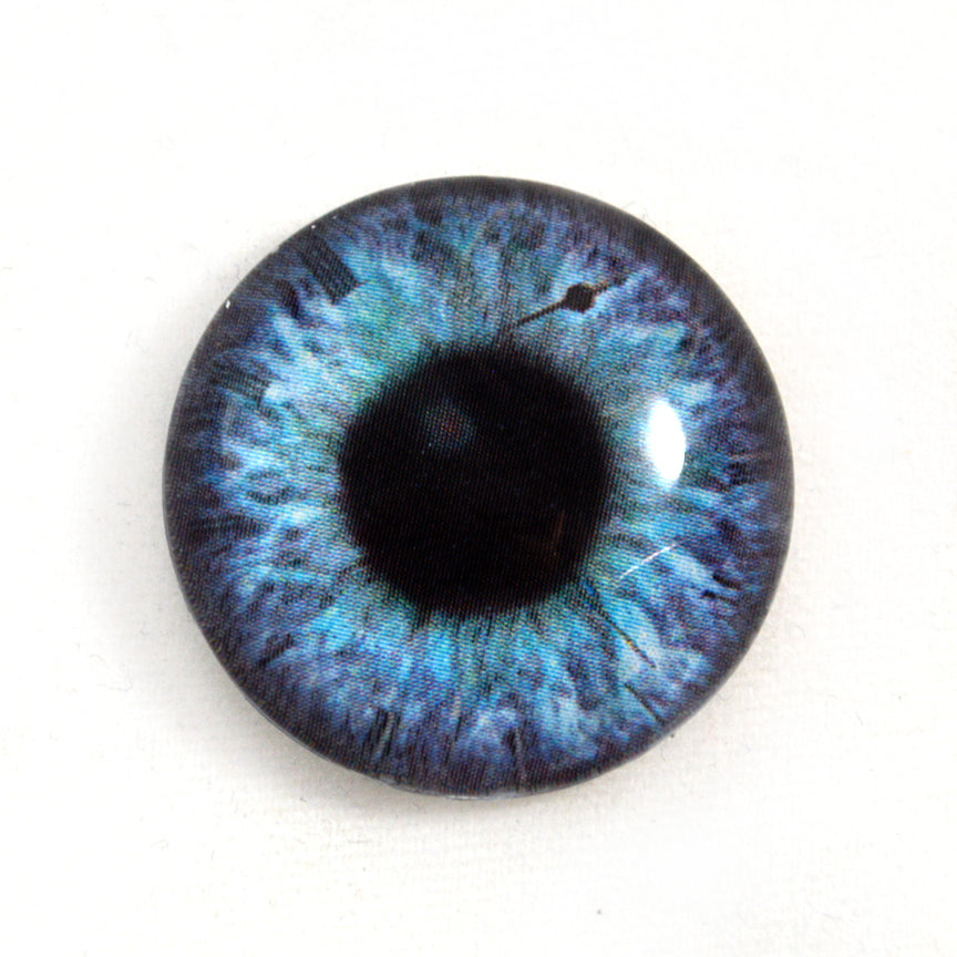 Purple Glass Doll Eyes Realistic Eyeballs 20mm 