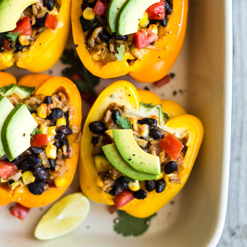 Spicy Stuffed Mexican Peppers