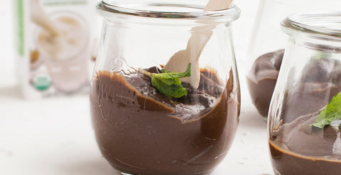 Dairy-Free Mint Chocolate Pudding