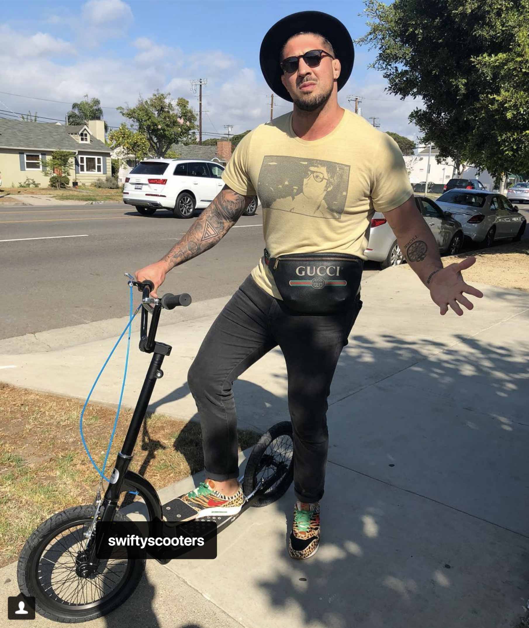 swifty air, adult scooter, kick scooter, swifty scooters, bmx scooter, dirt scooter with big wheels