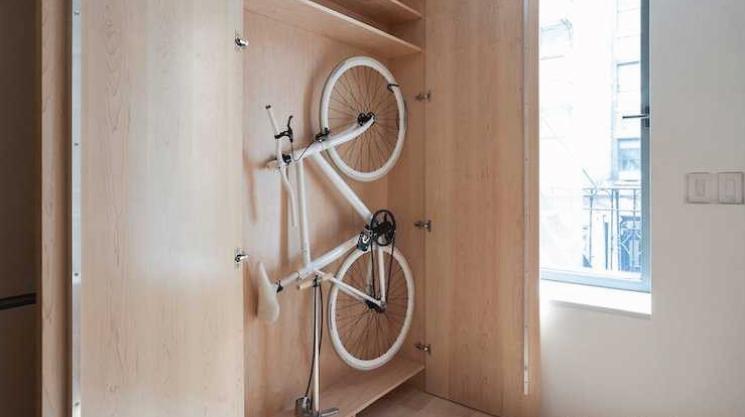 bike storage in studio apartment new york city, folding adult scooter for urban use