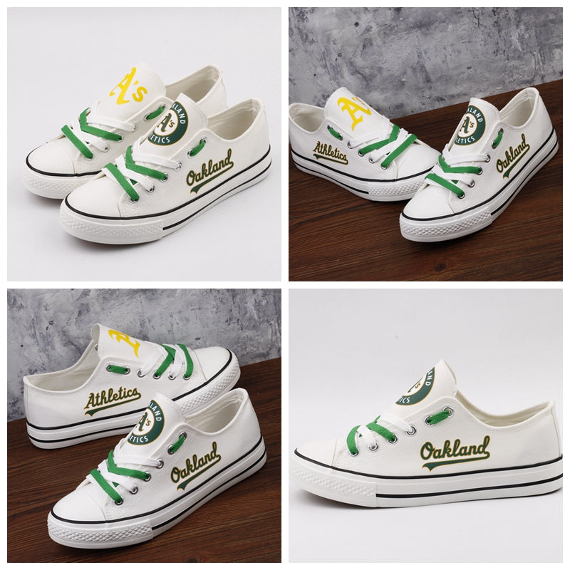 Oakland Athletics Canvas Shoes – Tyme 