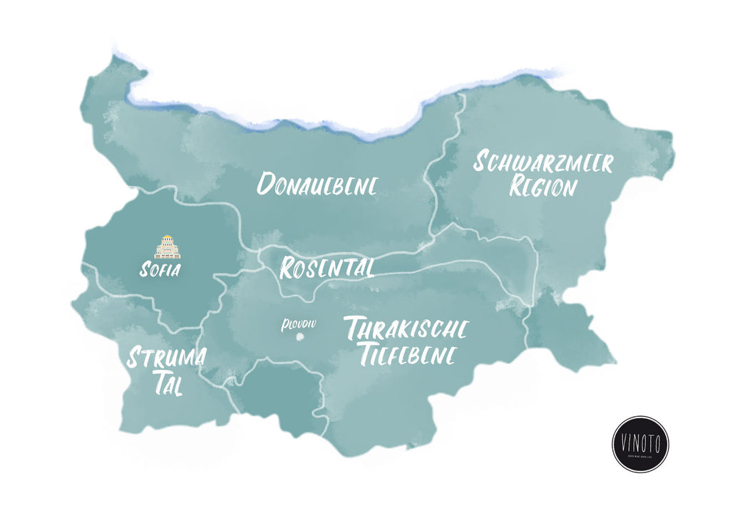 Bulgarien Weinregionen