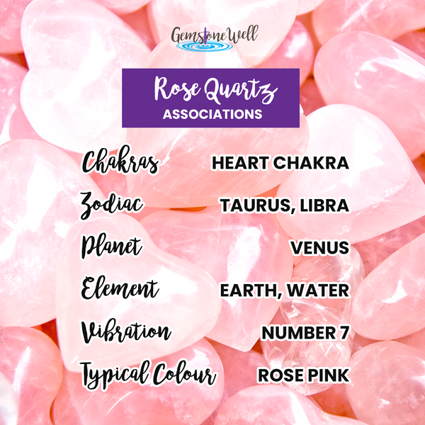 rose quartz associations