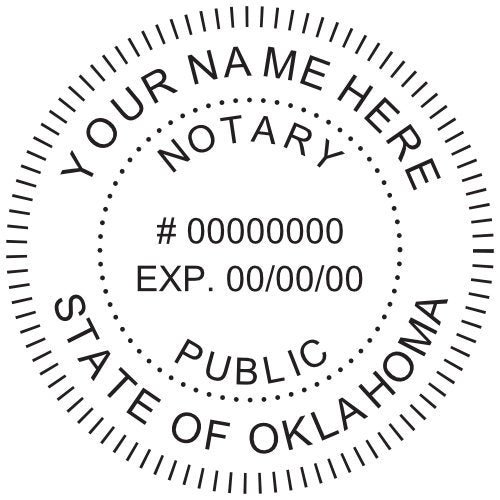 Oklahoma Notary Stamp And Seal Pro Stamps 6225