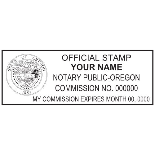 Oregon Notary Stamp And Seal Pro Stamps 3957