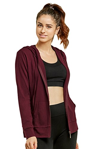 women's thin zip up hoodie