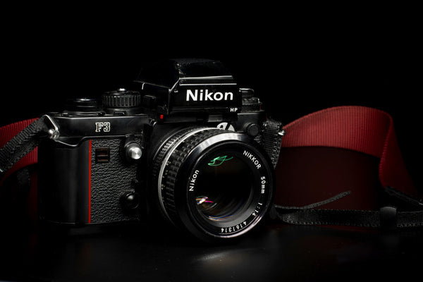 Nikon F3 with rope camera strap