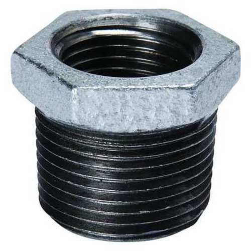 2" MNPT x 3/4" FNPT Galvanized Hex Bushing